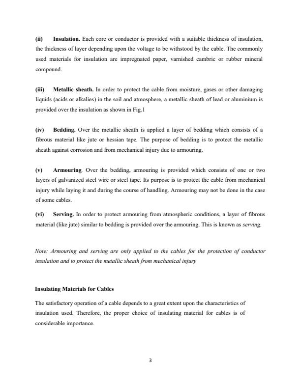 Page 3 – Underground Cables Notes For Diploma in Electrical Engineering – Kenyaplex