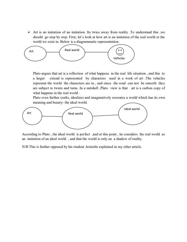 Page 1 – Classical Literary Theory: Plato