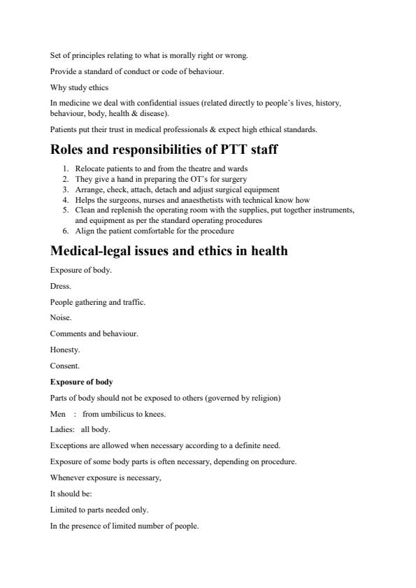 Page 2 – Application of Medical-Legal Ethics Notes – Kenyaplex