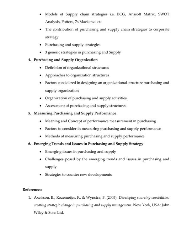 Page 2 – PSM 231: Strategic Purchasing and Supplies Management Notes – Kenyaplex