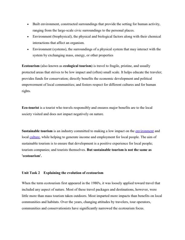 Page 3 – Ecotourism Notes for College and University levels – Kenyaplex