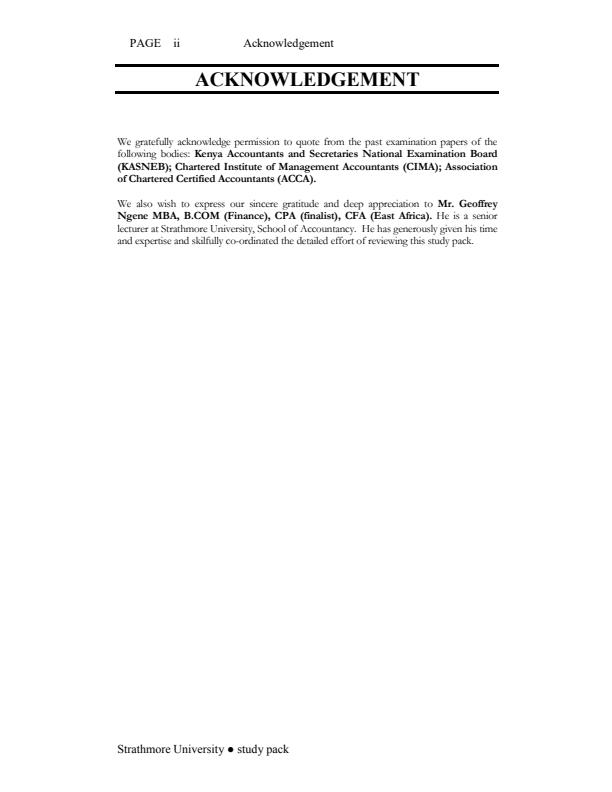 Page 2 – Business Finance - KASNEB Lecture Notes – Kenyaplex