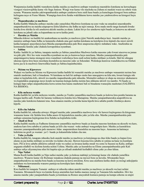 Page 2 – Mwongozo wa Mapambazuko ya Machweo na Hadithi Nyingine – Kenyaplex