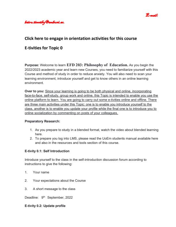 Page 2 – EFD 203: Philosophy of Education Notes – Kenyaplex