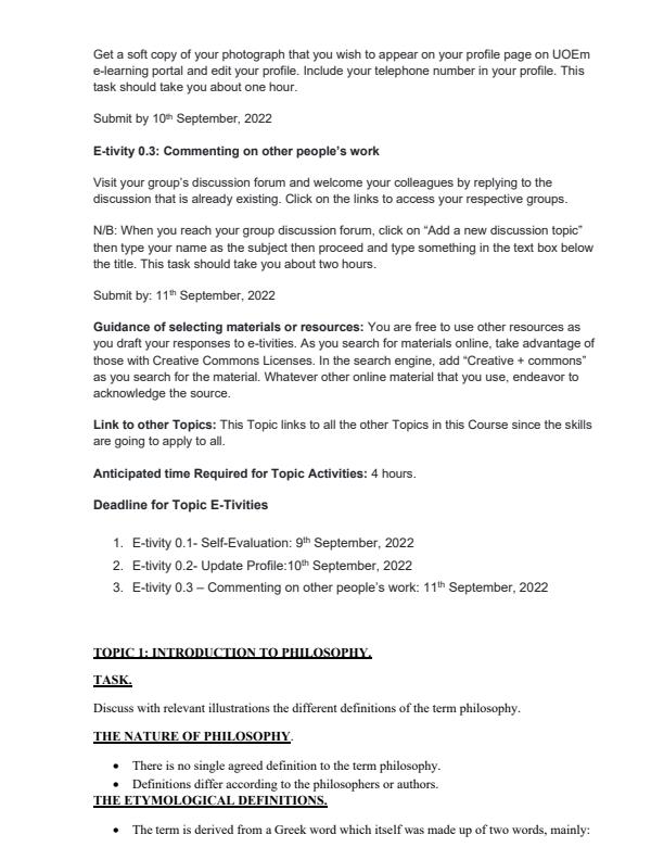 Page 3 – EFD 203: Philosophy of Education Notes – Kenyaplex