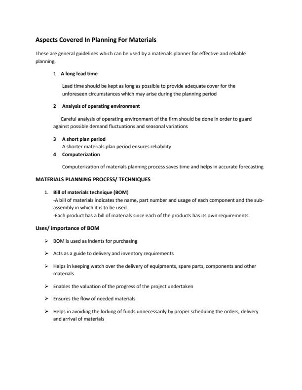 Page 3 – Supplies Management Notes – Kenyaplex