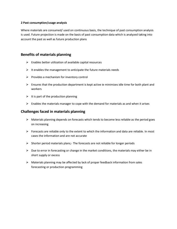 Page 4 – Supplies Management Notes – Kenyaplex