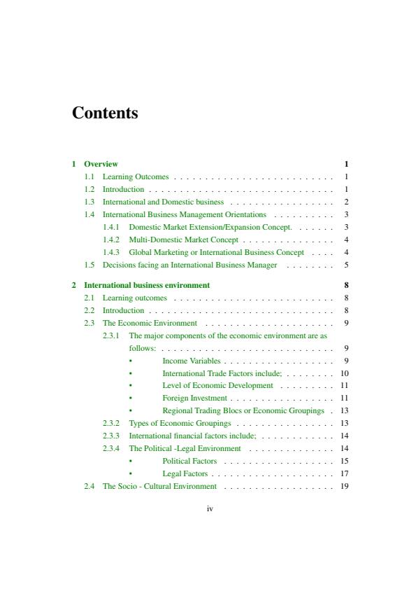Page 1 – HBC 2305: International Business Management Notes – Kenyaplex