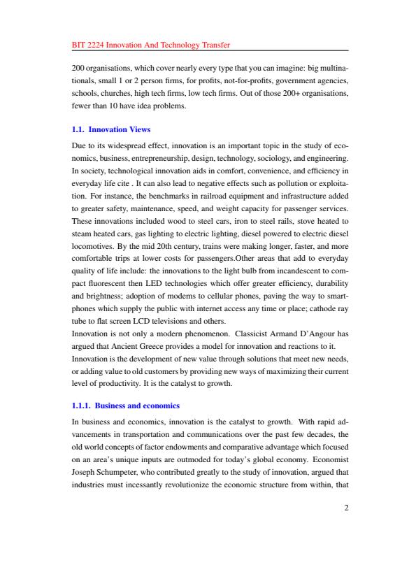 Page 2 – BIT 2224: Innovation and Technology Transfer Notes – Kenyaplex