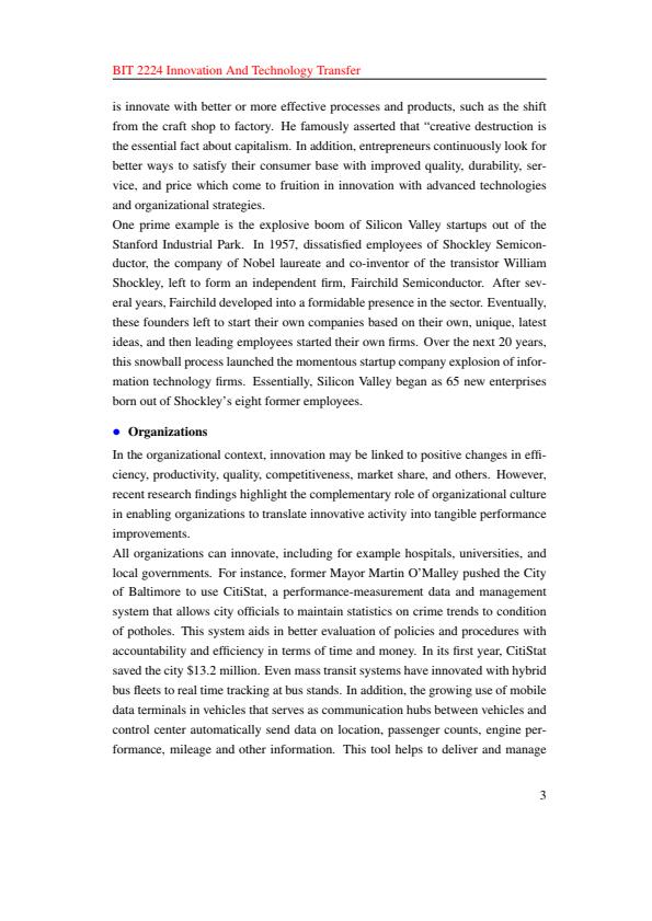 Page 3 – BIT 2224: Innovation and Technology Transfer Notes – Kenyaplex