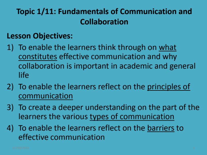 Page 2 – Fundamentals of Communication and Collaboration Notes – Kenyaplex