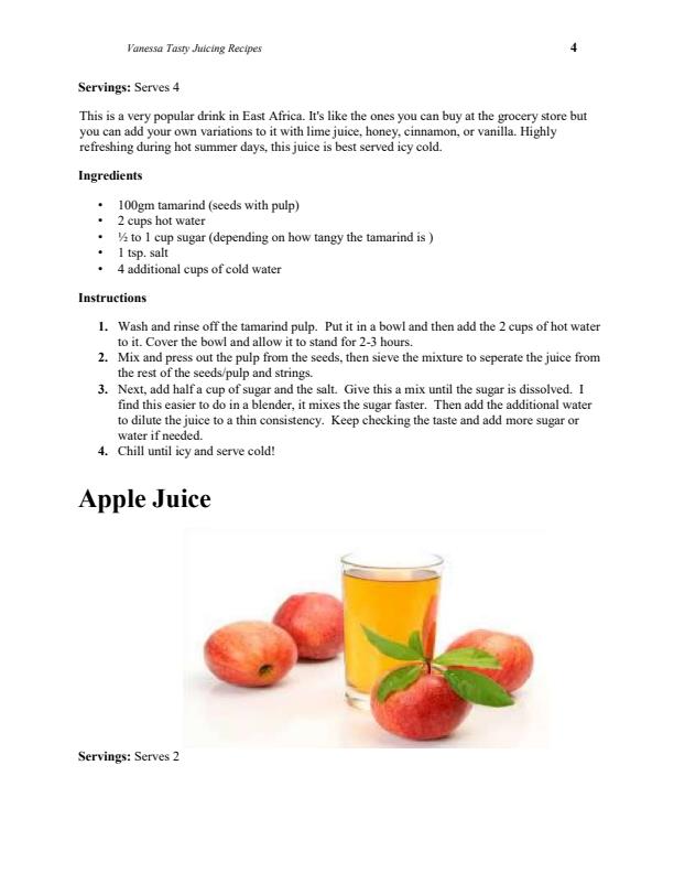 Page 4 – Tasty Juice Recipe Book – Kenyaplex