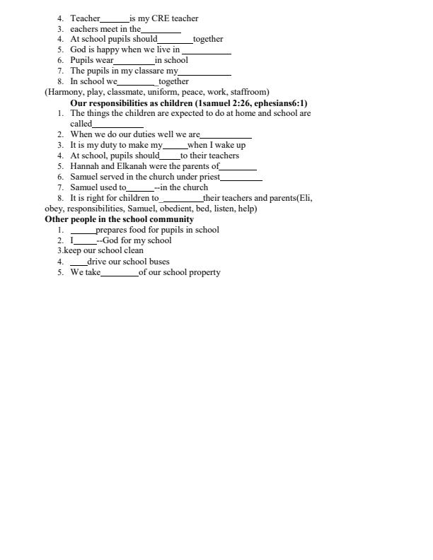 Page 2 – 2024 Grade 2 CRE Revision Booklet – Kenyaplex