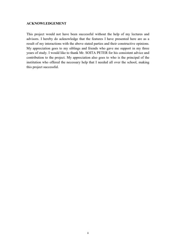 Page 3 – Sample Dairy Farmers Co-operative Management System Project Documentation – Kenyaplex
