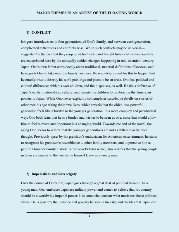 Page 1 – Major Themes From Artist of the Floating World – Kenyaplex