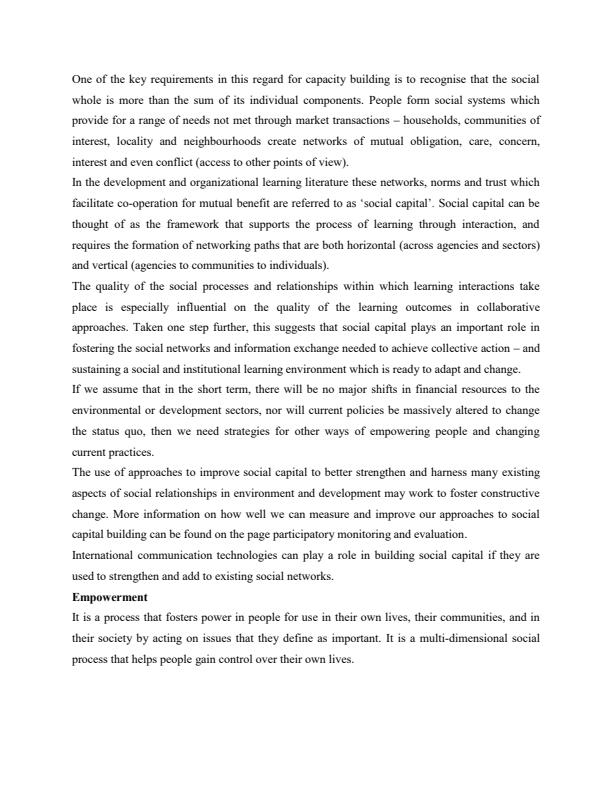 Page 3 – Community Capacity Building and Empowerment Notes – Kenyaplex