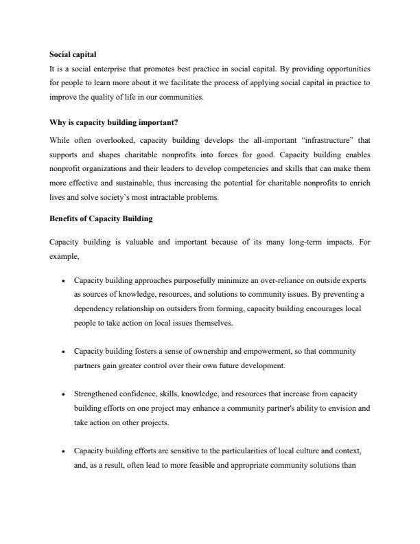 Page 4 – Community Capacity Building and Empowerment Notes – Kenyaplex