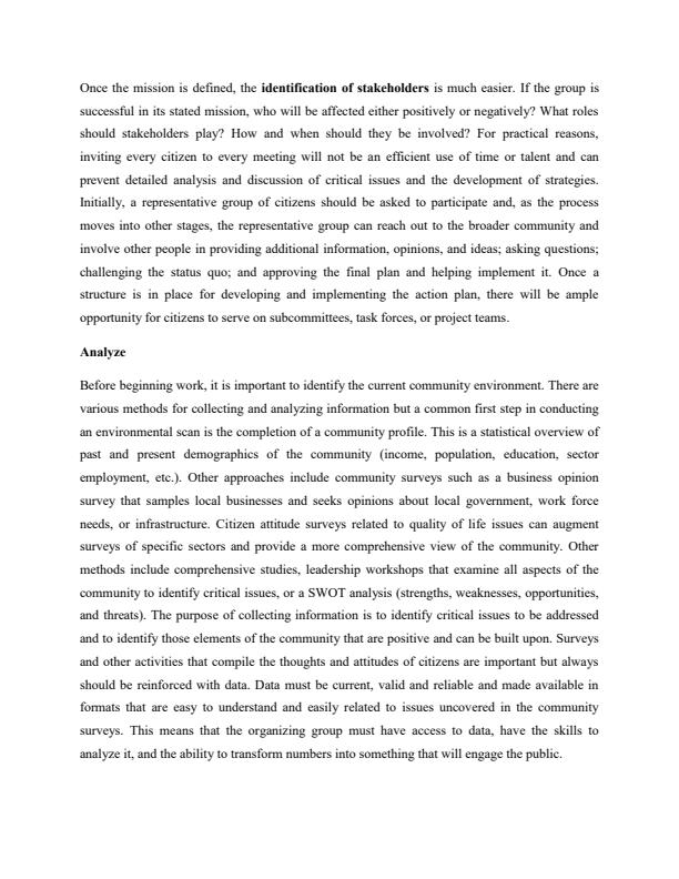 Page 5 – Introduction to Community Development Notes for College – Kenyaplex