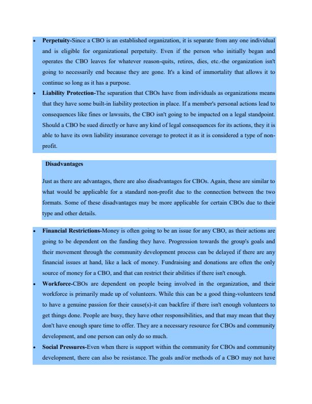 Page 5 – Community Based Organizations Notes – Kenyaplex