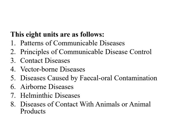 Page 2 – Communicable Diseases Powerpoint Notes – Kenyaplex