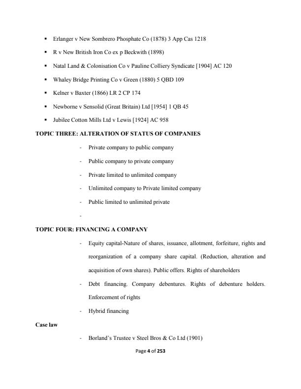 Page 3 – BBM 400: Company Law Notes – Kenyaplex