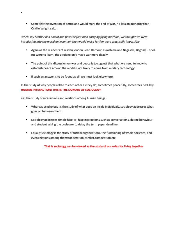 Page 3 – ASC 100: Introduction to Sociology Notes – Kenyaplex