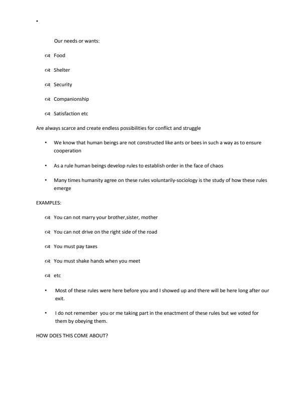 Page 4 – ASC 100: Introduction to Sociology Notes – Kenyaplex