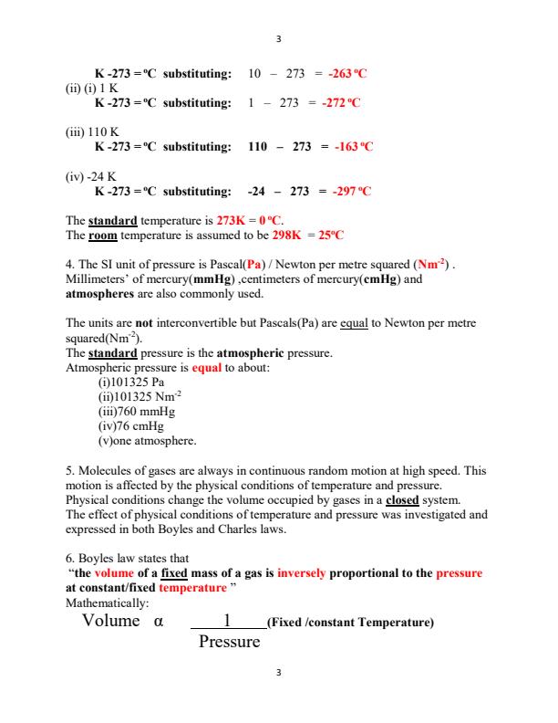 Page 2 – 2024 Form 3 Chemistry Notes on the Mole – Kenyaplex