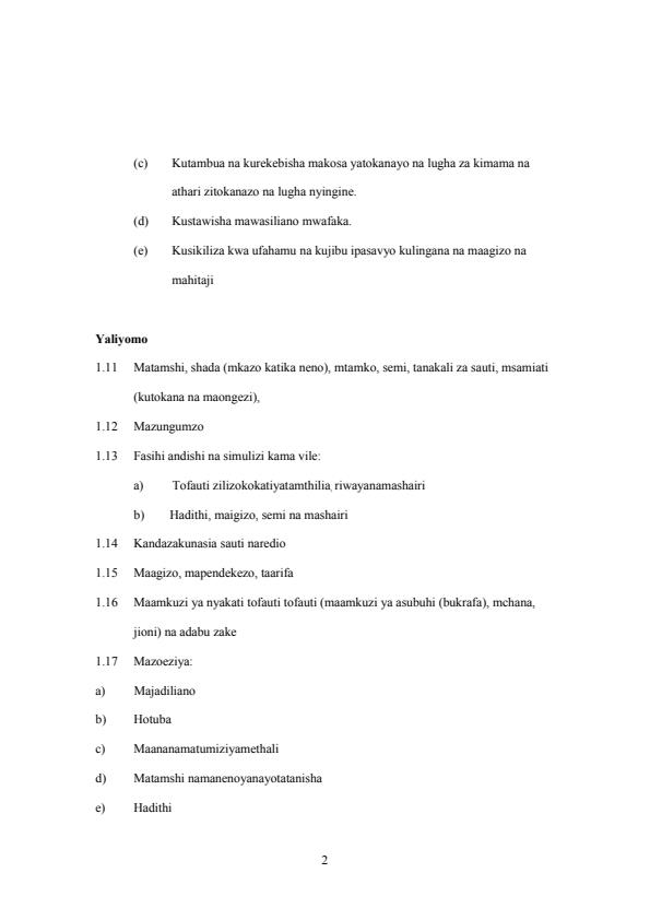 Page 2 – Kiswahili KCSE Topical Questions and Answers – Kenyaplex