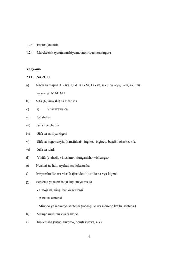 Page 4 – Kiswahili KCSE Topical Questions and Answers – Kenyaplex