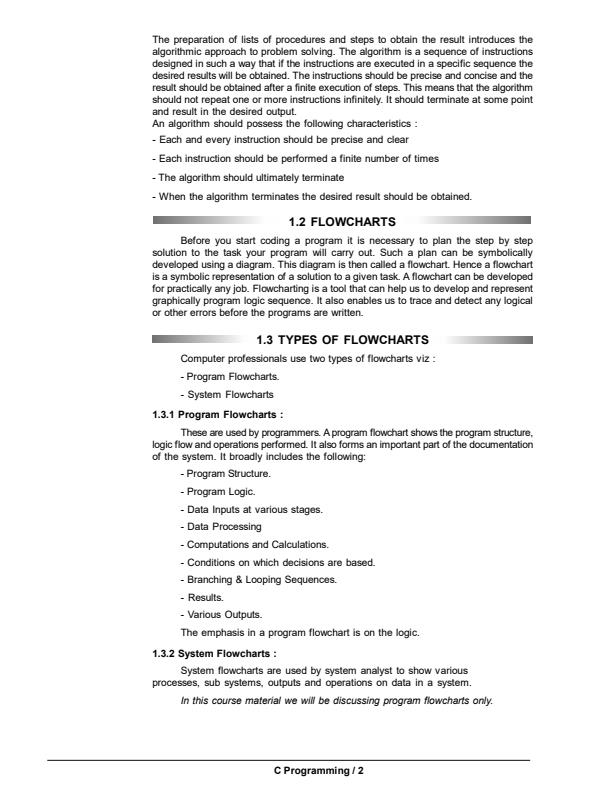 Notes For Symbols Used in Flowcharts in C++ Programming - 1355
