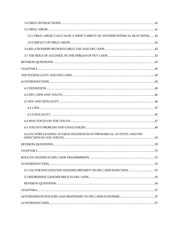 Page 2 – UCU 004: Hiv/Aids and Drug Abuse Notes With Revision Questions – Kenyaplex