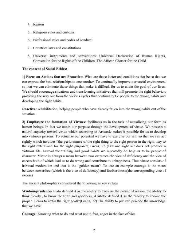 Page 2 – BAS 401: Social Ethics Notes – Kenyaplex