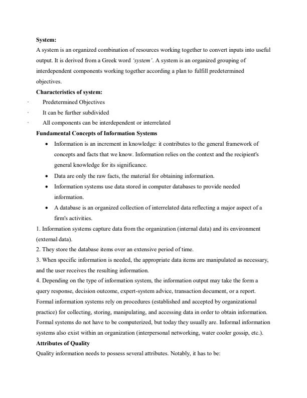 Page 1 – DIT 2120: System Analysis Notes – Kenyaplex