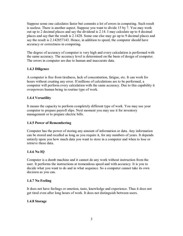 Page 3 – SCS 1101: Computer Applications and Organisation Notes – Kenyaplex