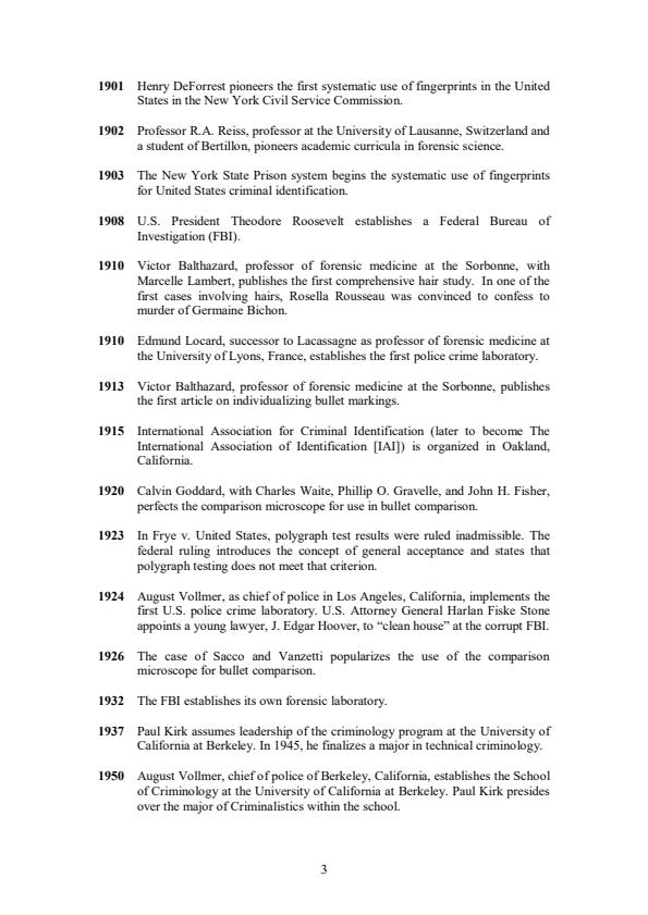 Page 3 – SBC 231: Introduction to Forensic Science Notes – Kenyaplex