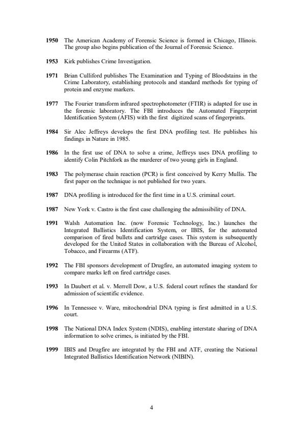 Page 4 – SBC 231: Introduction to Forensic Science Notes – Kenyaplex