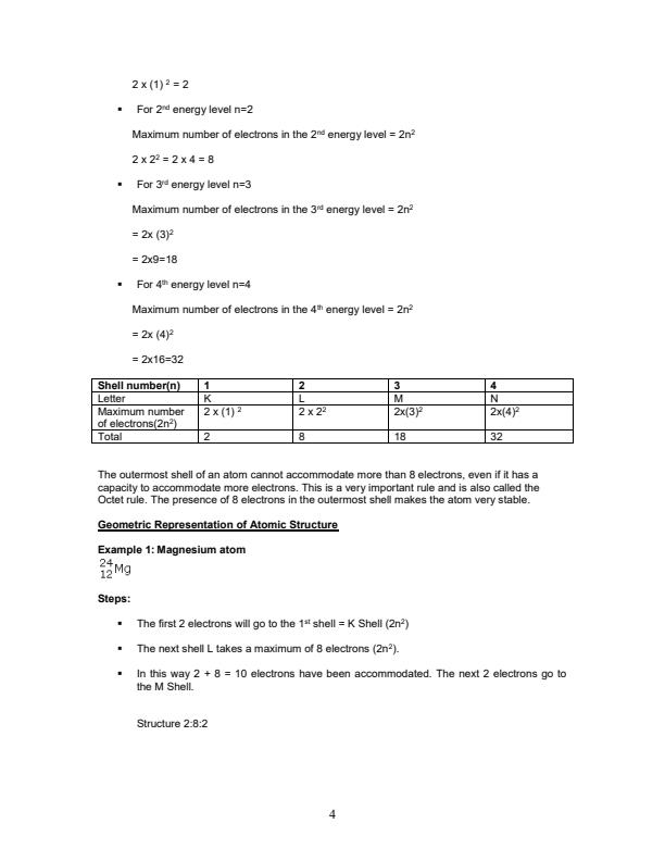 Page 4 – Form 2 Chemistry Teacher Notes – Kenyaplex