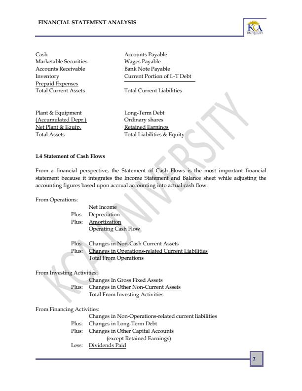 Page 4 – CFI 413: Financial Statement Analysis Notes – Kenyaplex