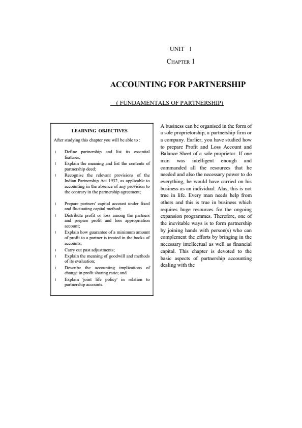 Page 1 – COCM 1012: Accounting for Partnerships Notes – Kenyaplex