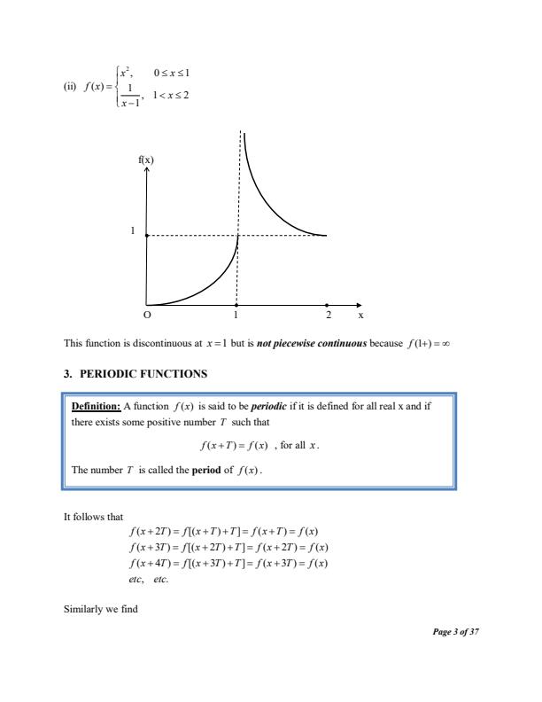 Page 3 – SMA 320: Methods 1 Notes on Fourier Series – Kenyaplex