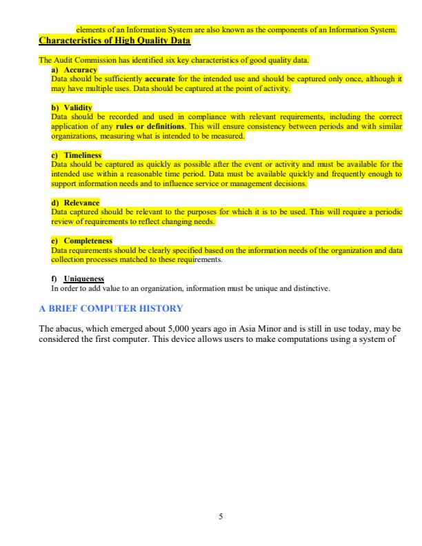 Page 2 – Diploma in ICT Notes for Introduction to Information Communication Technology – Kenyaplex