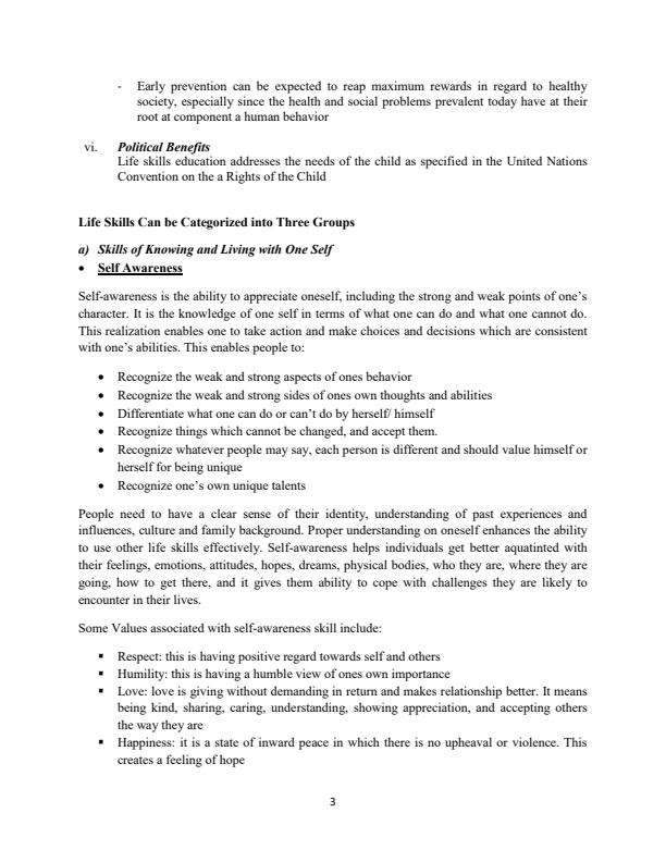 Page 3 – Life Skills Notes – Kenyaplex