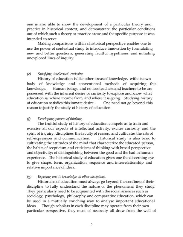 EFN 102 History of Education Notes 1708