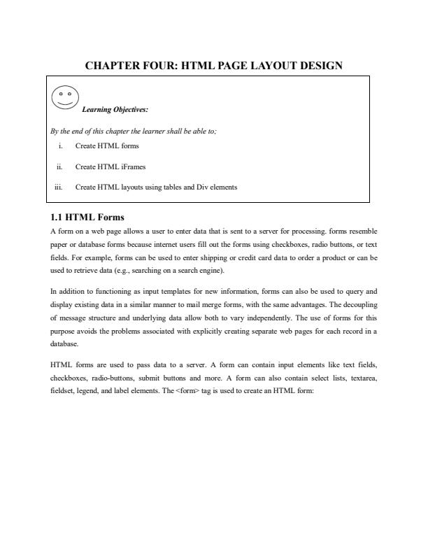 Page 1 – HTML and CSS Notes for Mount Kenya University – Kenyaplex