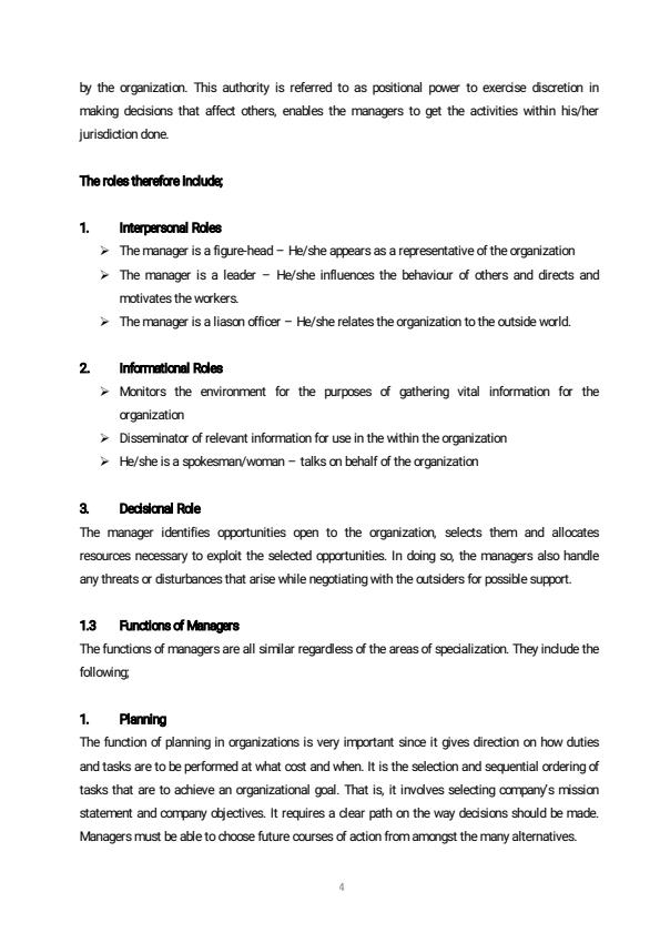 Page 3 – BBA 102: Principles of Management Notes For Kenyatta University – Kenyaplex