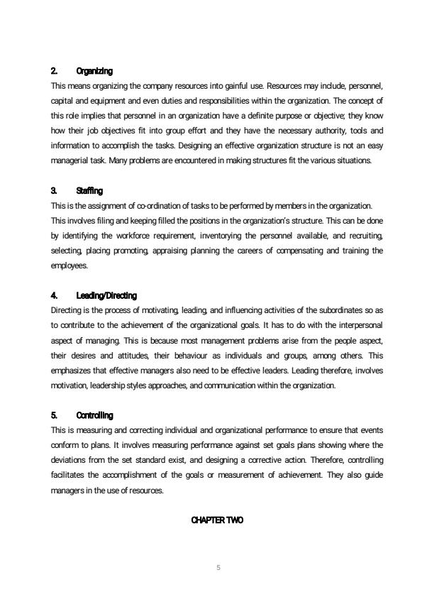 Page 4 – BBA 102: Principles of Management Notes For Kenyatta University – Kenyaplex
