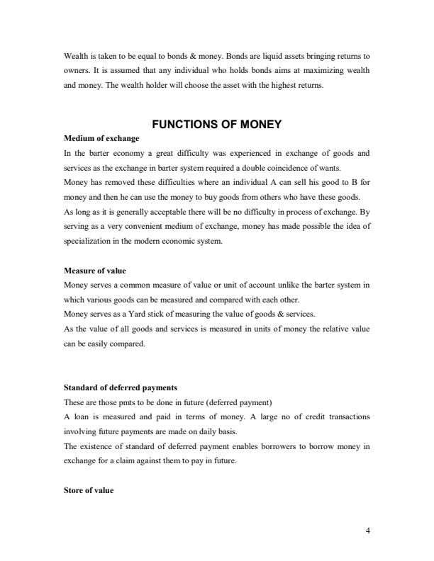 Page 4 – EAE 401: Monetary Theory and Policy Notes – Kenyaplex