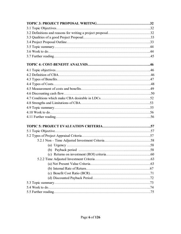 Page 4 – EAE 412: Project Appraisal Notes – Kenyaplex