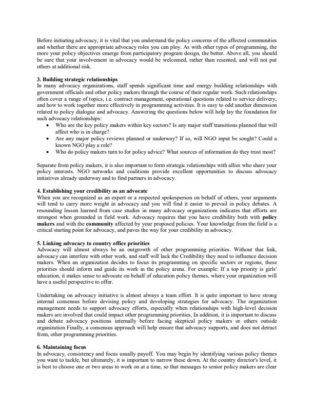 Page 4 – PSS 420: Advocacy, Lobbying and Human Rights Notes – Kenyaplex